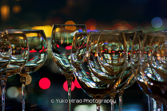 Glasses at night II